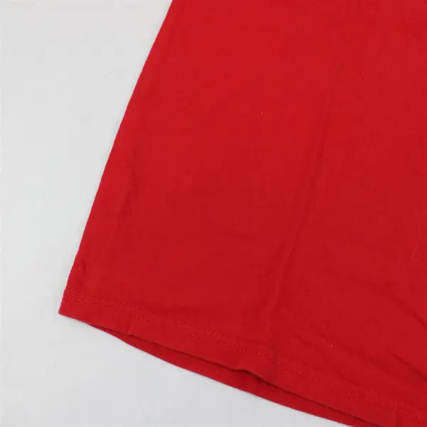 Spalding T Shirt Men's XL Short Sleeve Red V Neck Regular Fit Cotton 
