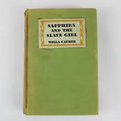 Vintage 1940 Hardcover Sapphira and the Slave Girl Willa Cather