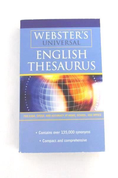 4 Paperback Books: How to Succeed at School Webster Dictionary & 2 Thesauri