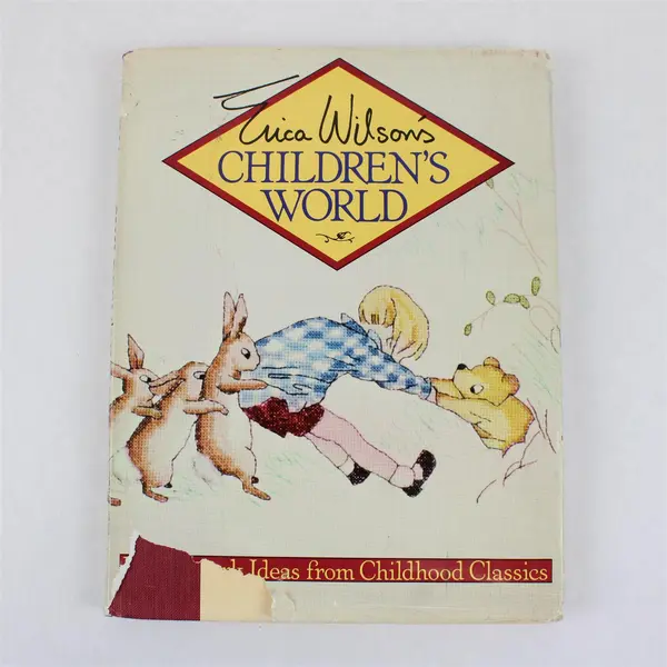 VTG Erica Wilson's Children's World Erica Wilson Embroidery Projects 1983 HC DJ