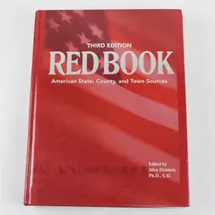 Red Book 3rd Ed American State County Town Sources Alice Eichholz 2004 HC