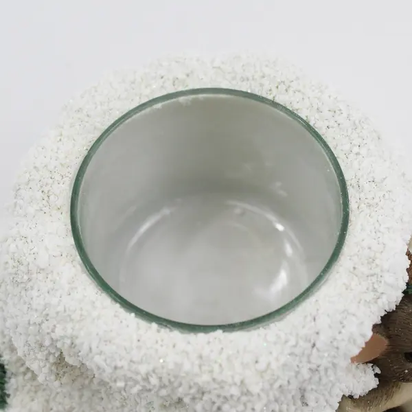 Handcrafted Fitz and Floyd Charming Tails Snow Angels Votive Holder 93/482 