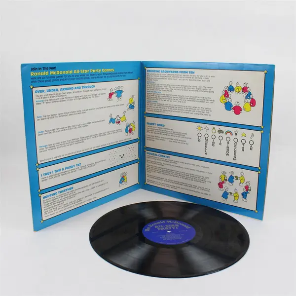 The Ronald McDonald All-Star Party! 12" Vinyl Record K-Tel LP