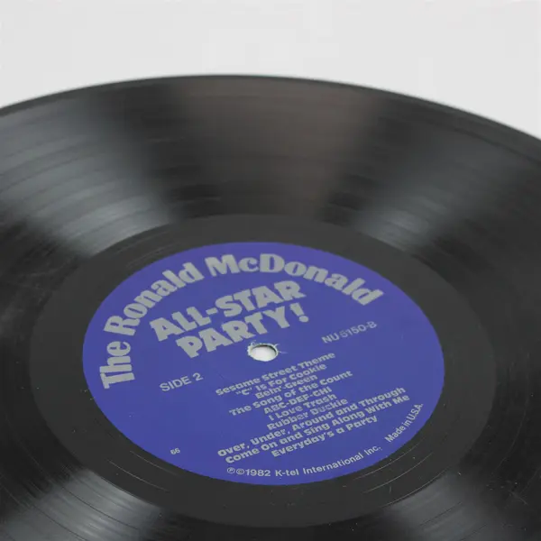 The Ronald McDonald All-Star Party! 12" Vinyl Record K-Tel LP