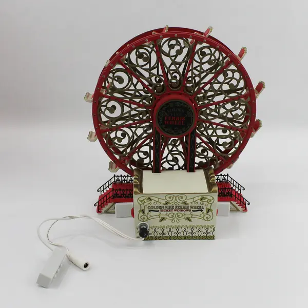 2004 Department 56 Village Carnival Golden Vine Ferris Wheel 53802