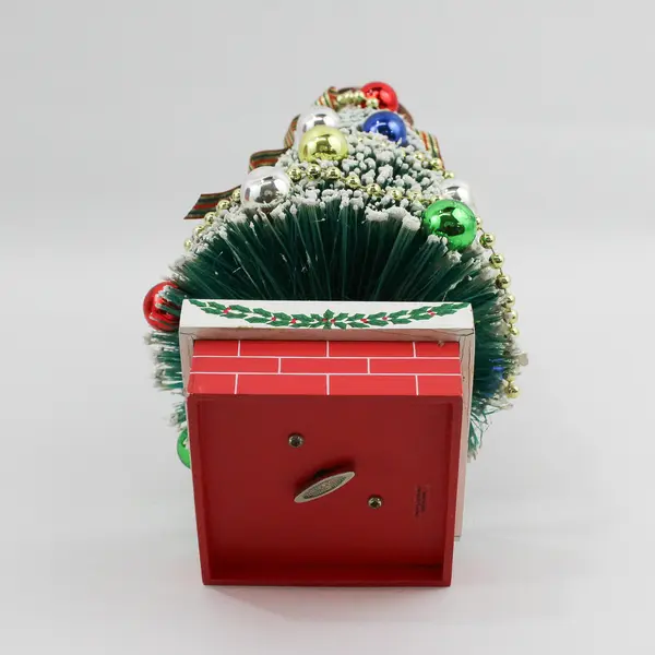 Santa's World Kurt S. Adler Nostalgic Bottle Brush Musical Christmas Tree