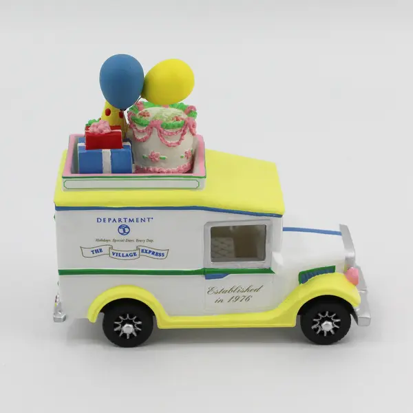 Department 56 Happy Birthday Village Express Van 58642 Original Box