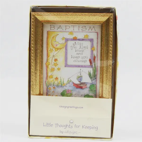 I Design Greetings Little Thoughts for Keeping Baptism Keepsake New