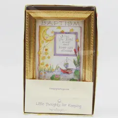 I Design Greetings Little Thoughts for Keeping Baptism Keepsake New