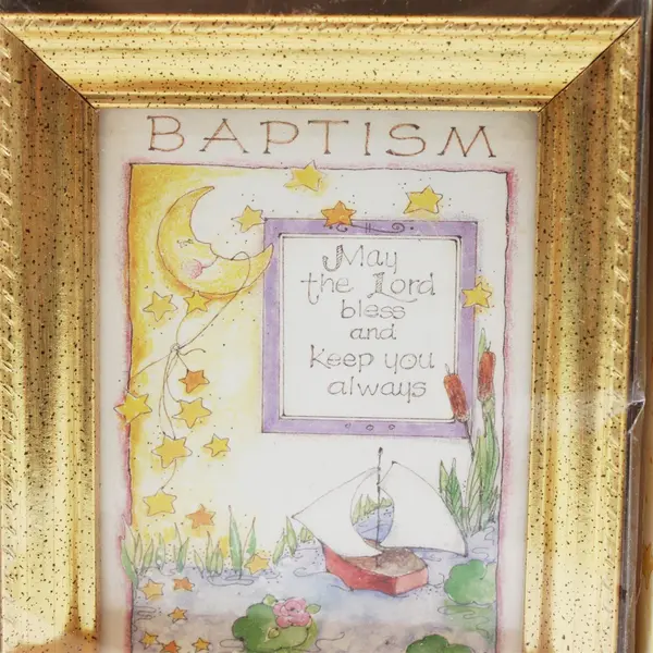 I Design Greetings Little Thoughts for Keeping Baptism Keepsake New