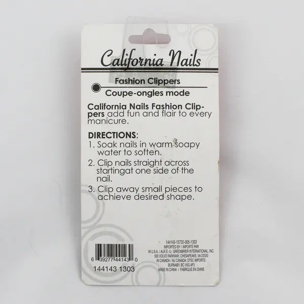 California Nails 2-Piece Nail Clipper Set 44143