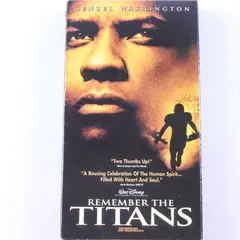 Remember The Titans VHS 2001 Denzel Washington Disney Family Movie Classic