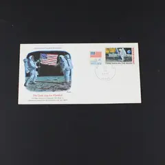1977 Old Glory's Proudest Moments Giant Leap For Mankind Fleetwood Cover