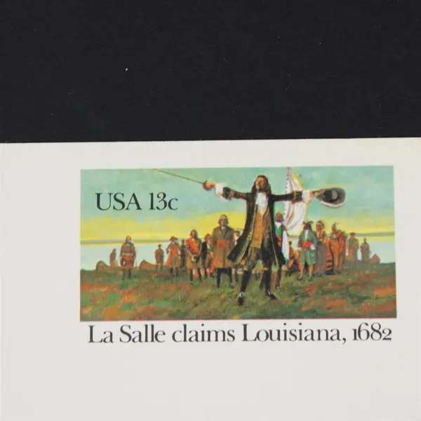 Lot Of 6 USPS 1982 La Salle Claims Louisiana 13c Stamp SC #UX95 Postal Cards