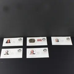 Set Of 5 The French Alliance 1978 Stamp SC #1753 FDC Fleetwood Cachet