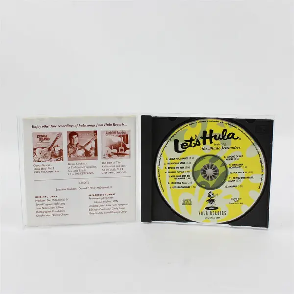 The Maile Serenaders Let's Hula CD Hula Instructions Enclosed
