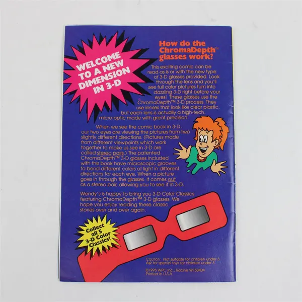 Color Classics Gulliver's Travels Wendy's Kids Meal Collectible