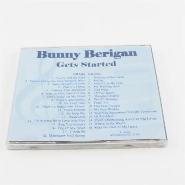 Bunny Berigan Gets Started CD (2 Disc Set)