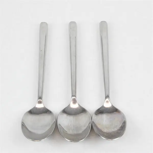 Lot of 3 Hampton Silversmiths Stainless Steel Place Spoons