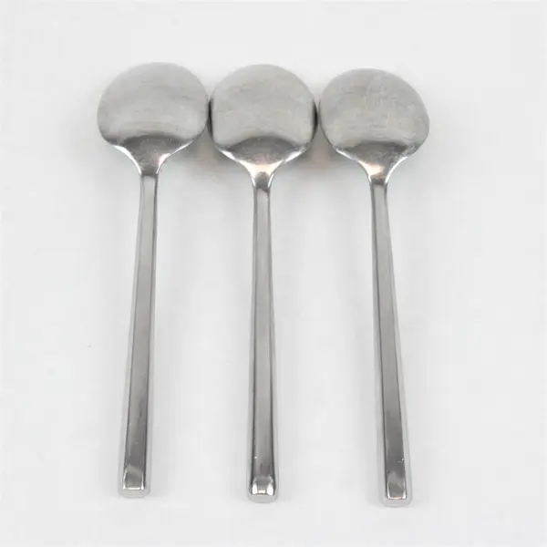 Lot of 3 Hampton Silversmiths Stainless Steel Place Spoons