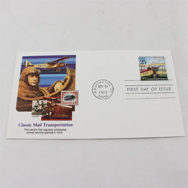 Set Of 5 Classic Mail Transportation 1989 SC #2434-37 FDC Fleetwood Cachet