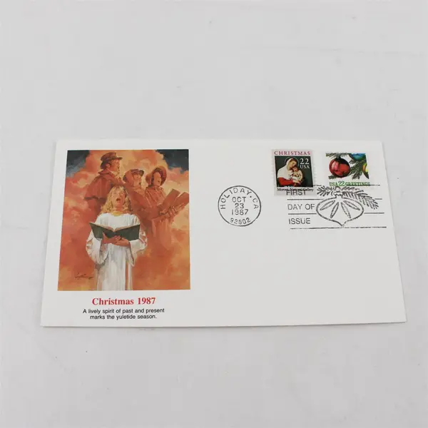Set Of 3 Christmas 1987 SC #2367-68 Fleetwood First Day Covers