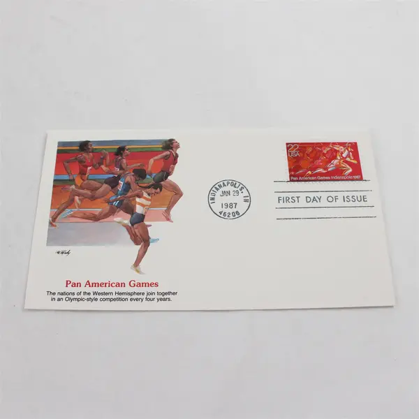Lot Of 5 Mixed Stamp 1987 Fleetwood First Day Covers