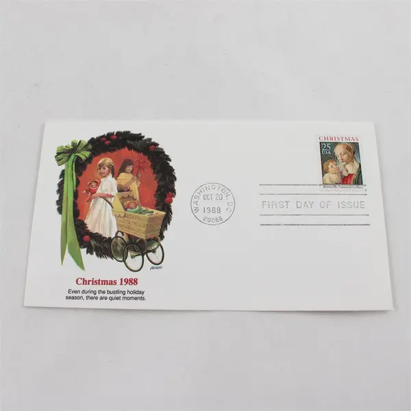 Set Of 3 Christmas 1988 Stamps SC #2399-2400 Fleetwood First Day Covers