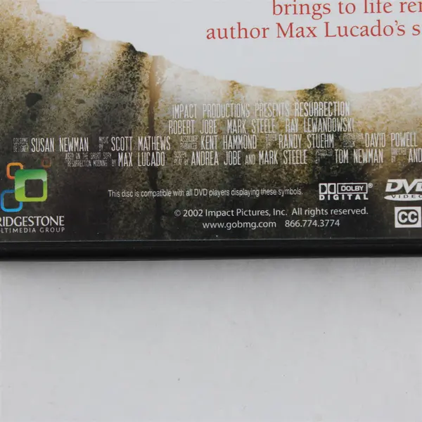 Max Lucado Resurrection DVD 2002 Impact Productions #324222