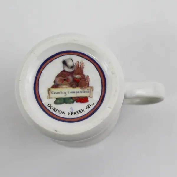 Country Companions Tea Coffee Mug by Gordon Fraser Animals Reading