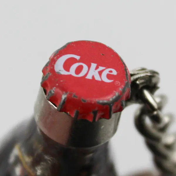 Vintage Bottle of Coca Cola Keychain 3"