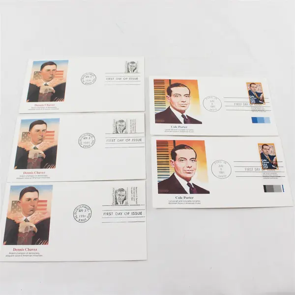 Lot of 13 Mixed 1991 Fleetwood First Day Covers FDC United States
