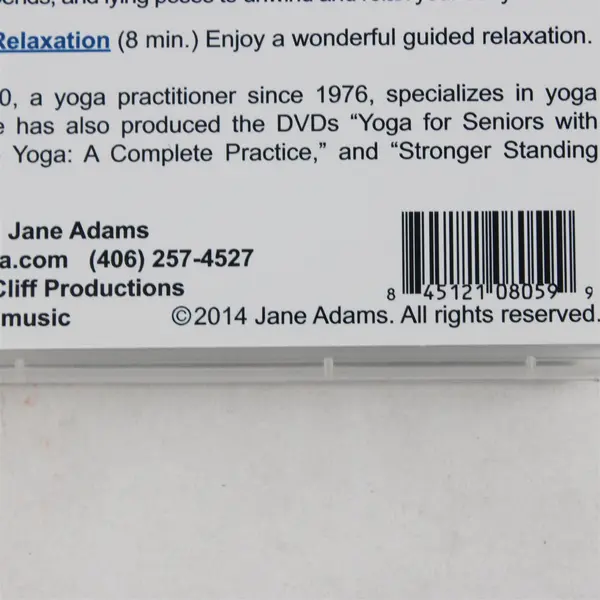 Gentle Yoga 7 Practices w/ Jane Adams, 2014 