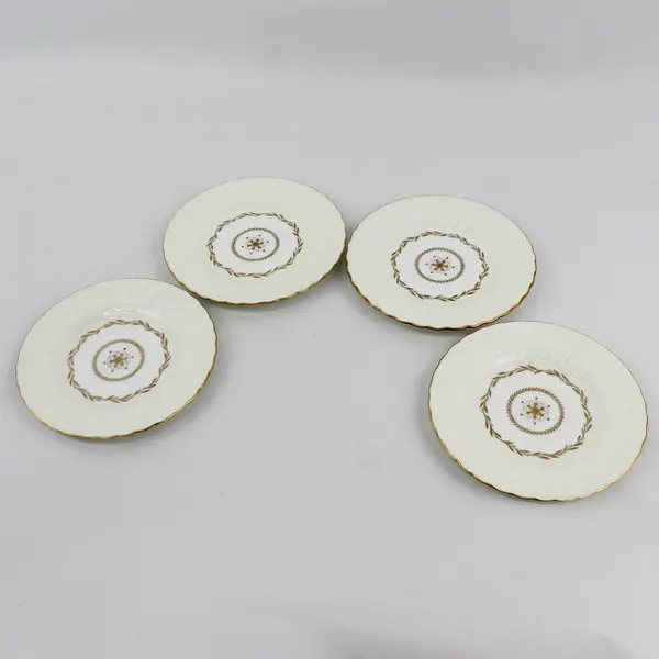 Set of 4 Vintage Minton Legacy Cream Salad Plates 8"