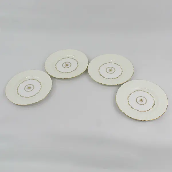 Set of 4 Vintage Minton Legacy Cream Bread Plates 6.25"