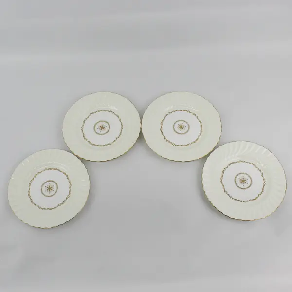 Set of 4 Vintage Minton Legacy Cream Bread Plates 6.25"