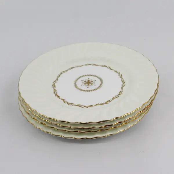 Set of 4 Vintage Minton Legacy Cream Bread Plates 6.25"