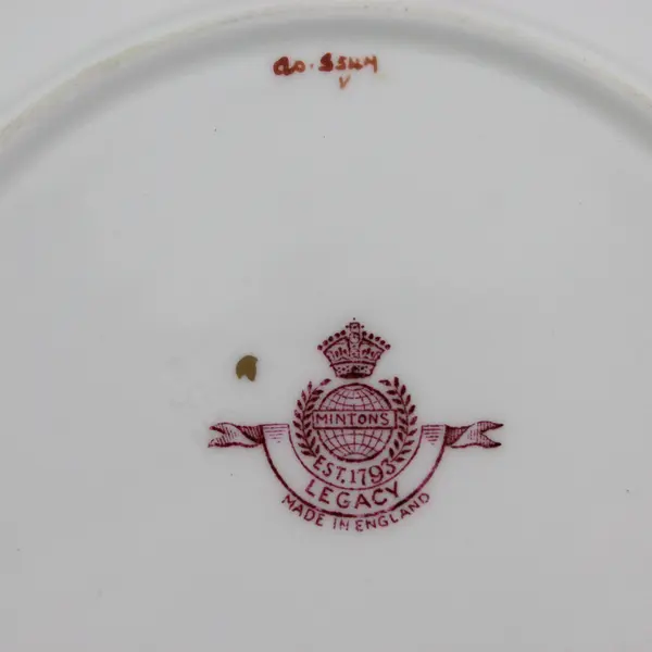 Set of 4 Vintage Minton Legacy Cream Bread Plates 6.25"