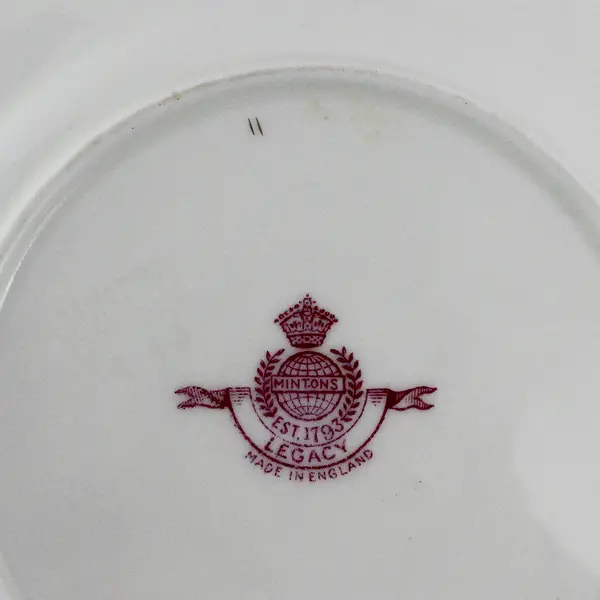 Set of 3 Vintage Minton Legacy Cream Bread Plates 6.25"