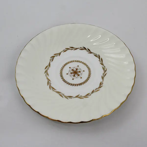 Vintage Minton Legacy Cream Double Handled Soup Bowl & Saucer Set of 4