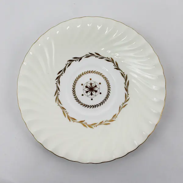 Vintage Minton Legacy Cream Soup Bowls Set of 4 Double Handled w/ 3 Saucers