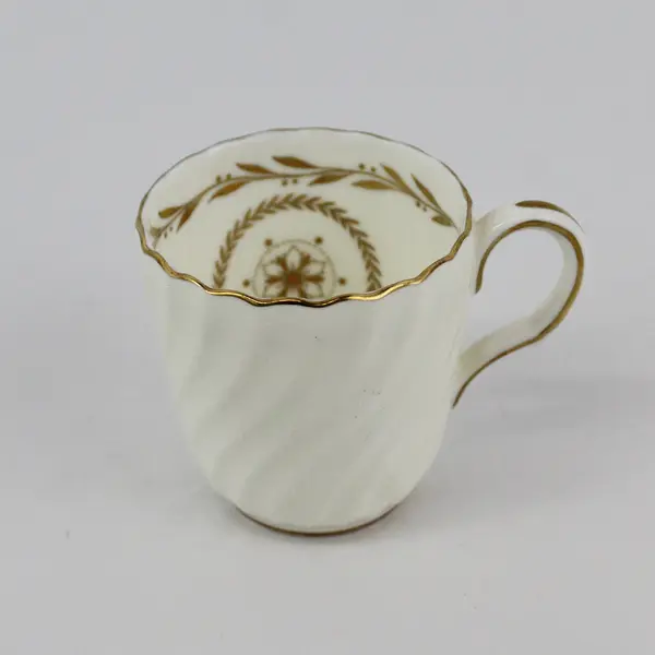 3 Vintage Minton Legacy Cream Demitasse Cups And 4 Saucers