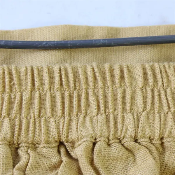 Allison Woods Brown Tan Linen Blend Lined Skirt Women's Size 22W