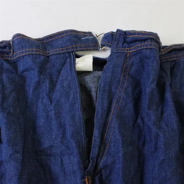Women's Blue Denim Jean Skirt Medium Length Pre-Owned