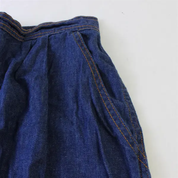 Women's Blue Denim Jean Skirt Medium Length Pre-Owned