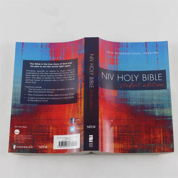 NIV Holy Bible Student Edition Paperback Zondervan 2011
