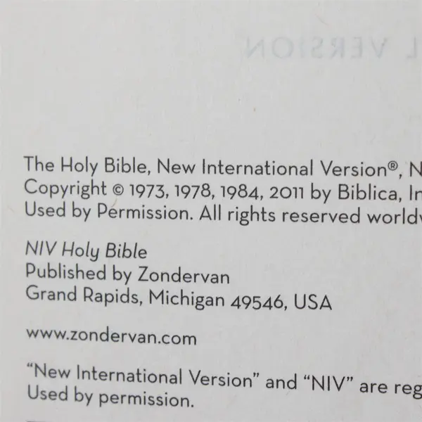 NIV Holy Bible Student Edition Paperback Zondervan 2011