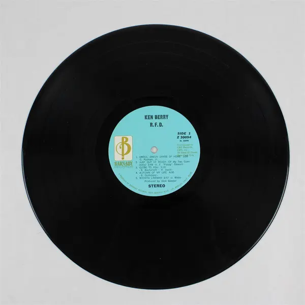 Ken Berry: R.F.D.  12"  Vinyl Record