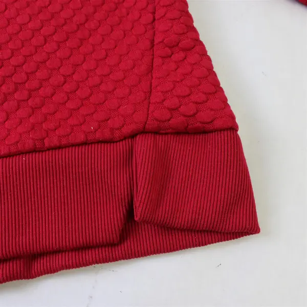 Cali Sport Red Athletic Pullover Sweatshirt Women's Size M