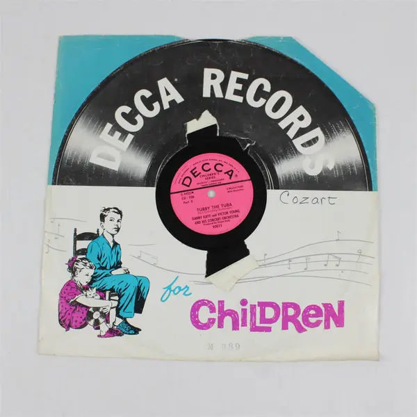 Danny Kaye Tubby the Tuba Decca CU-106 12in 78 RPM Record